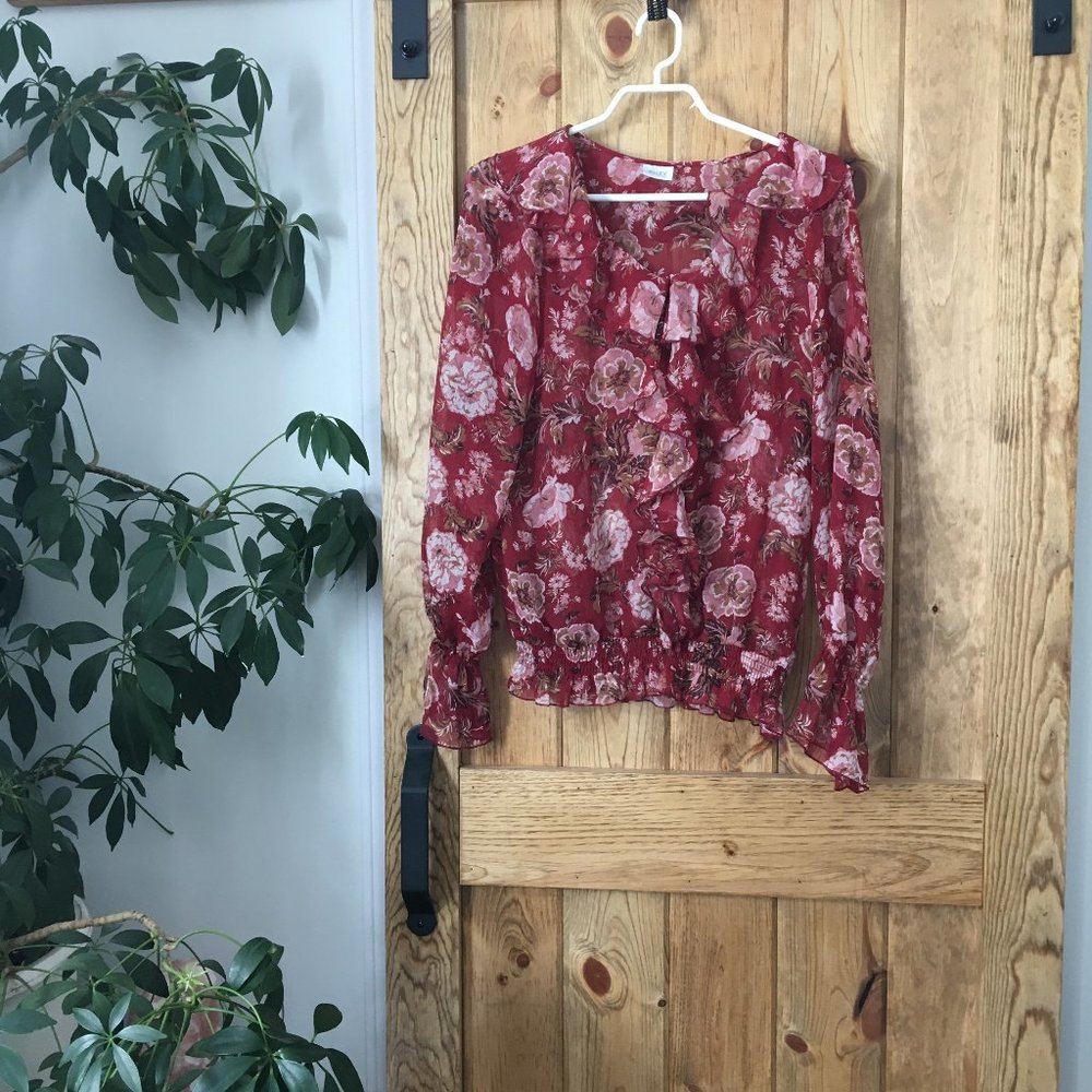 sheer blouse